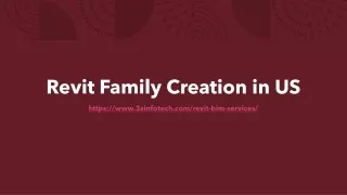 revit family creation in us