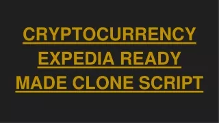 cryptocurrency expedia ready made clone script