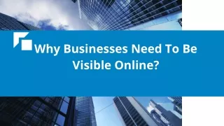 why businesses need to be visible online