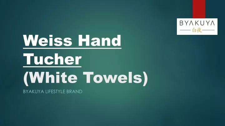 weiss hand tucher white towels