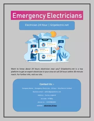Electrician 24 Hour | Gripelectric.net