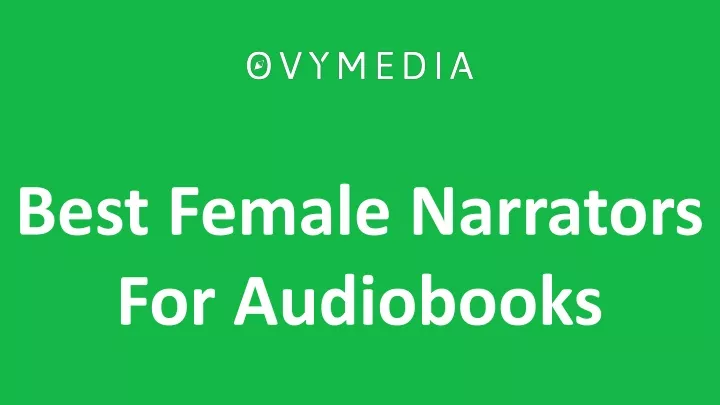 best female narrators for audiobooks