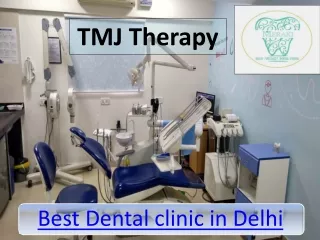 TMJ therapy clinic in delhi ncr