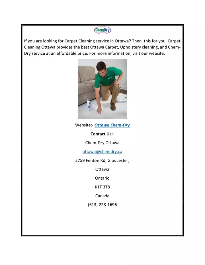if you are looking for carpet cleaning service