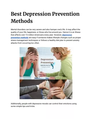 Best Depression Prevention Methods.docx