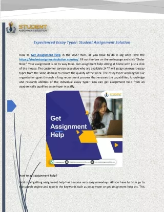 Case Study Assignment Help Service to Students: Student Assignment Solution