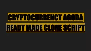cryptocurrency agoda ready made clone script