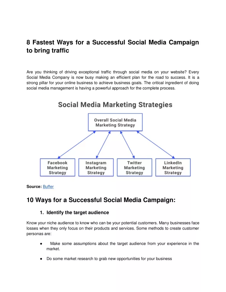 8 fastest ways for a successful social media