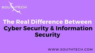 the real difference between cyber security
