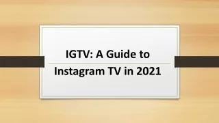 igtv a guide to instagram tv in 2021