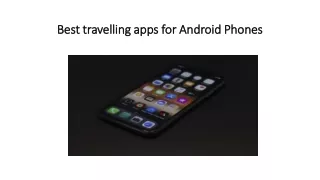 best travelling apps for android phones
