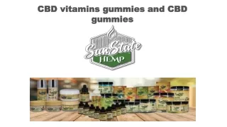 The difference between CBD vitamins gummies and CBD gummies UK?