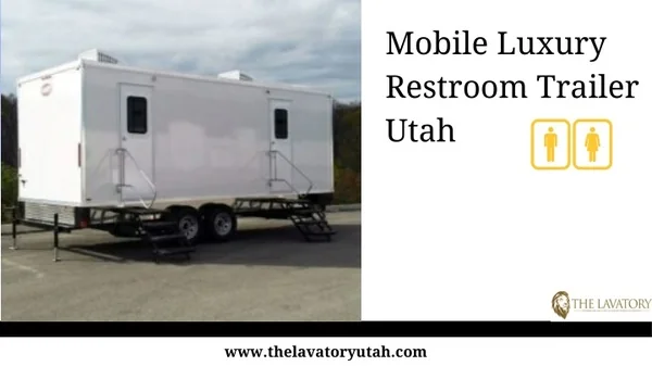Mobile Luxury Restroom Trailer in Utah
