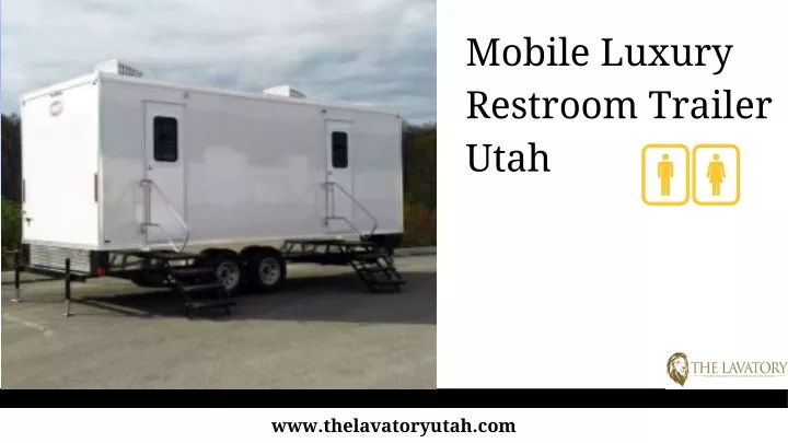 mobile luxury restroom trailer utah