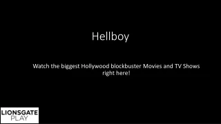 Hellboy | Lionsgate Play