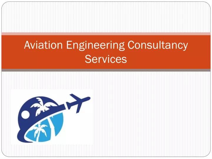 aviation engineering consultancy services