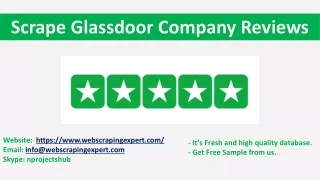 scrape glassdoor company reviews