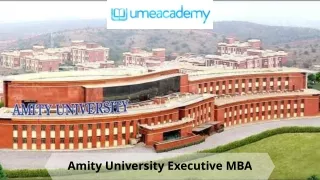 amity university executive mba