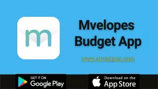 Mvelopes Budget App