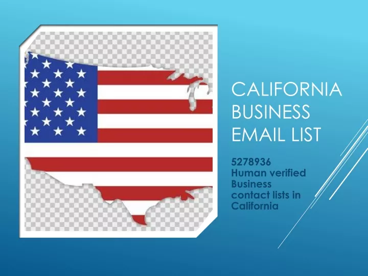 california business email list