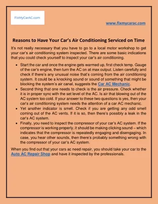 www fixmycarac com