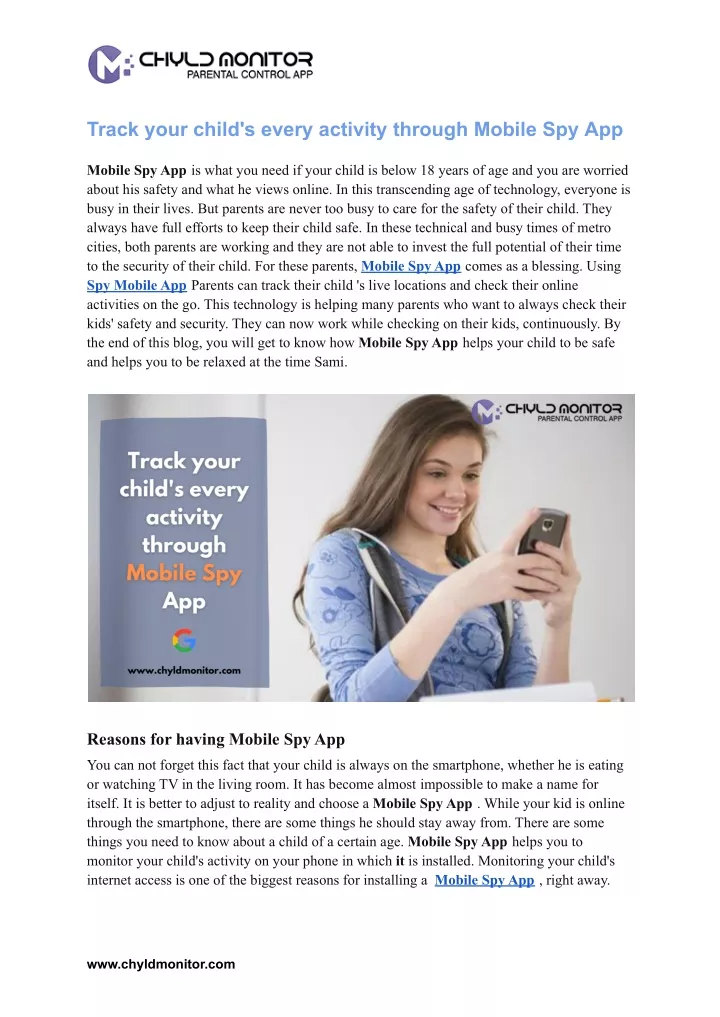 track your child s every activity through mobile