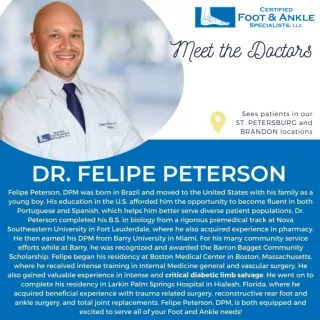 Meet Dr. Felipe Peterson  St. Petersburg and Brandon Locations Florida