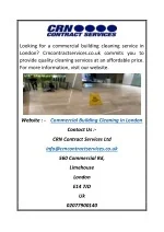 Commercial Building Cleaning In London | Crncontractservices.co.uk - slide 1