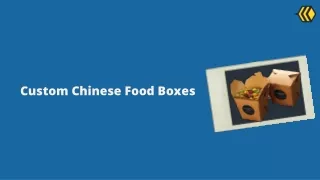 custom Chinese Food Boxes