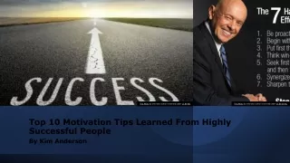 top 10 motivation tips learned from highly successful people