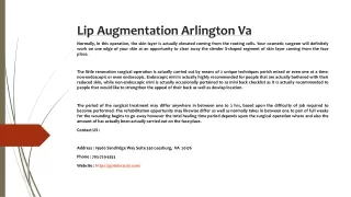 lip augmentation arlington va