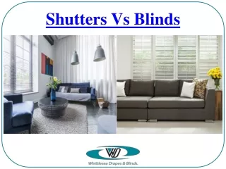Shutters Vs Blinds
