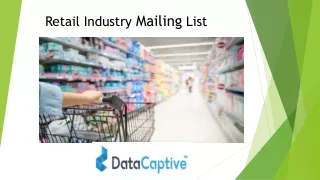 Retail Industry Mailing List Providers