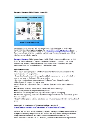 computer hardware global market report 2021