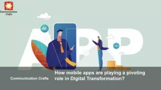 how mobile apps are playing a pivoting role