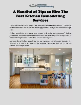 Where To Find The Best Kitchen Remodelling Services In Fort Worth?