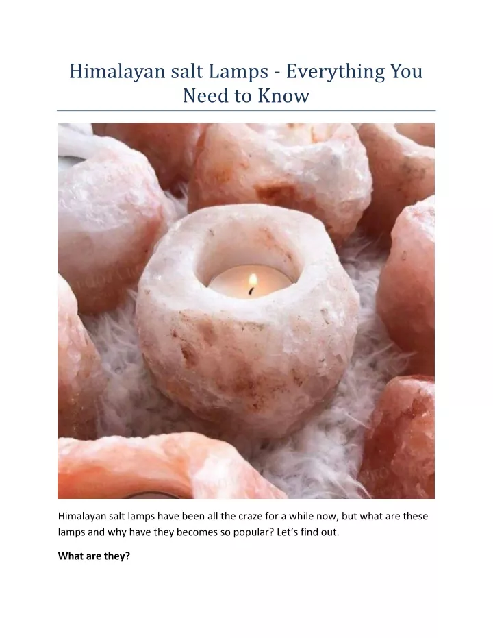 himalayan salt lamps everything you need to know