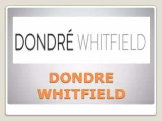 dondre whitfield