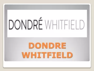 dondre whitfield