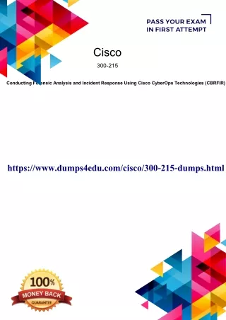 300-215 Real Exam Questions Answers - Cisco 300-215 Dumps PDF