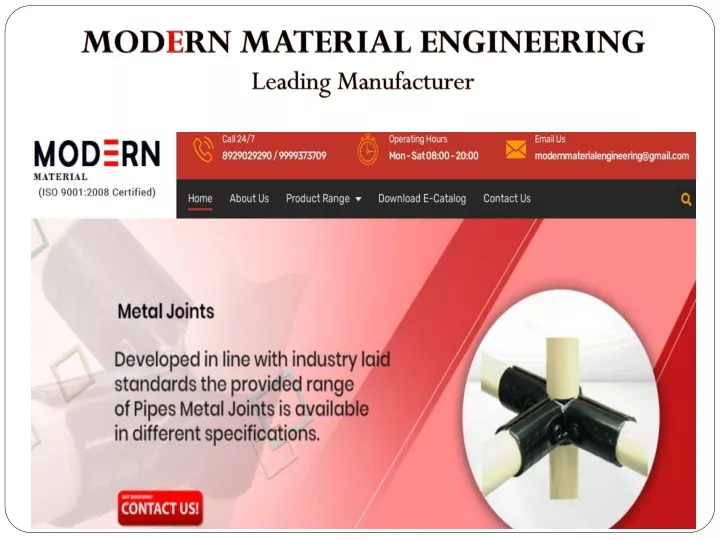 mod e rn material engineering l eading
