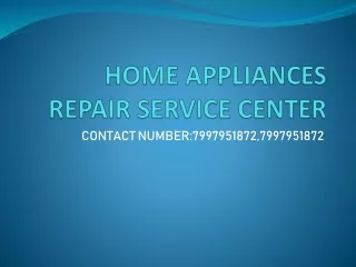 home appliances repair service center