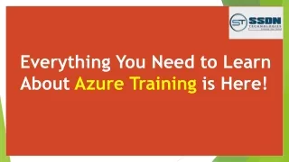Microsoft Azure Training in Mumbai