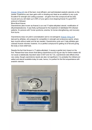 anavar 10mg uk one of the best most efficient