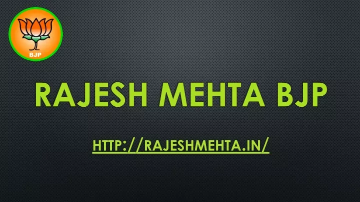 rajesh mehta bjp