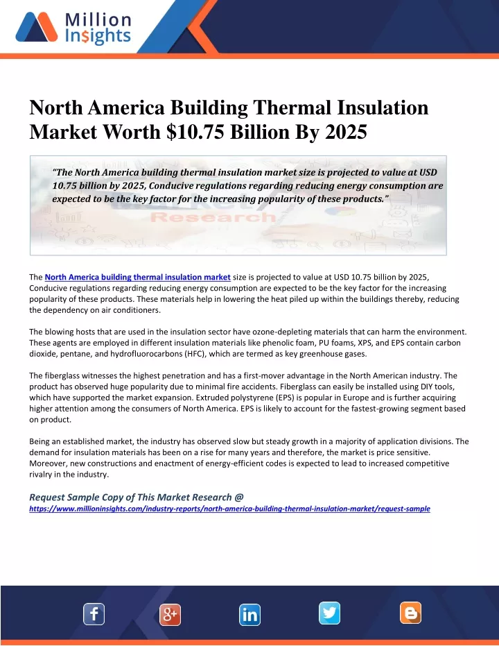 north america building thermal insulation market