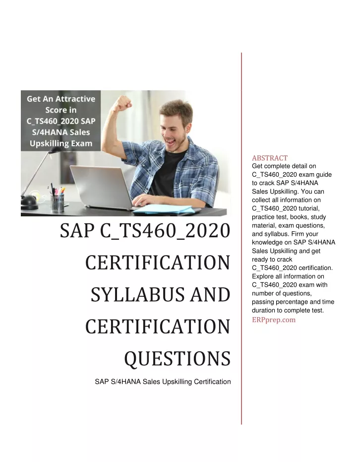 abstract get complete detail on c ts460 2020 exam