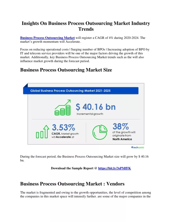insights on business process outsourcing market