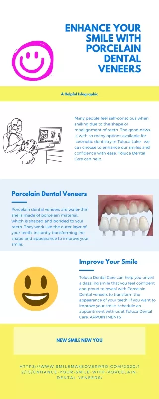 Enhance Your Smile with Porcelain Dental Veneers