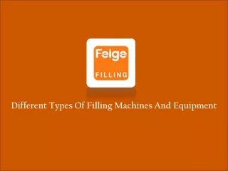 Filling Machines And Equipment Supplier